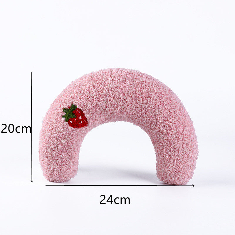 Strawberry-Patterned Cat Pillows, Designed Specifically for Cats!!!!!!!!!!!!!