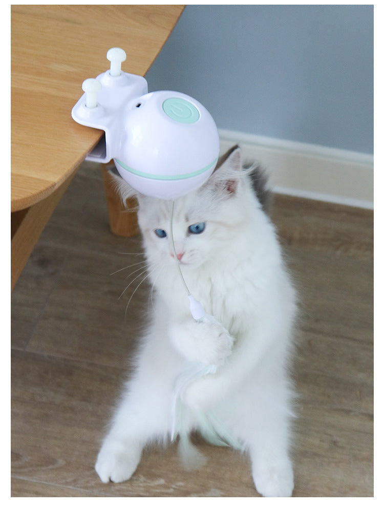 Self-Activating Feather & Laser Cat Toy