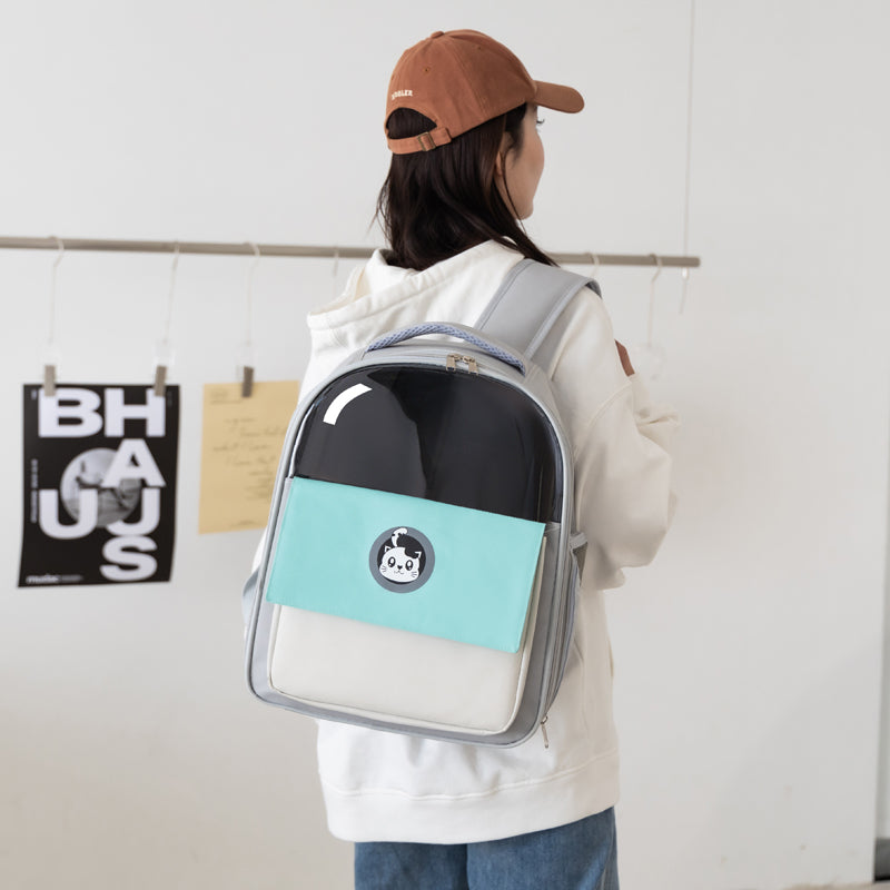 Beautiful Cat Window Backpack