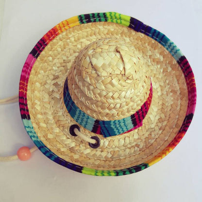 Mini Fiesta Cat Straw Hat
