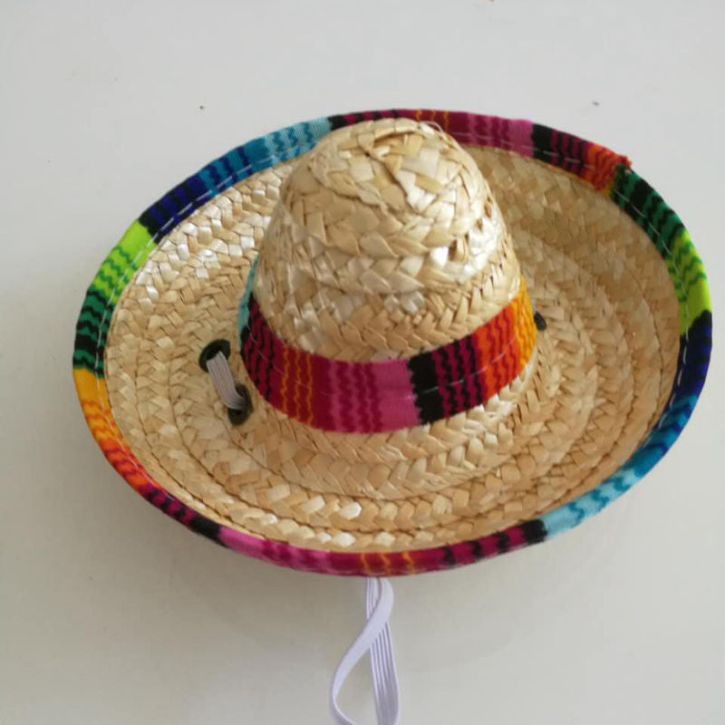 Mini Fiesta Cat Straw Hat