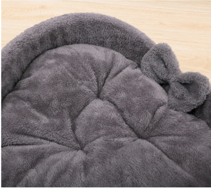 Soft Heart-Shaped Cat Bed