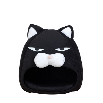 Moody Black Cat Bed