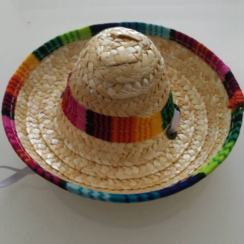 Mini Fiesta Cat Straw Hat