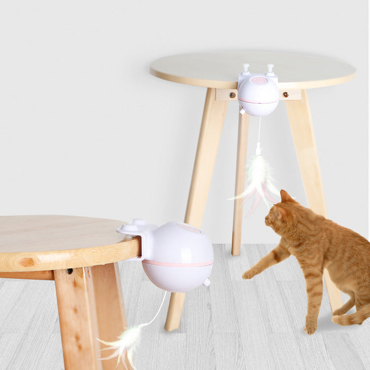 Self-Activating Feather & Laser Cat Toy