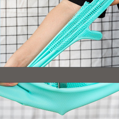 Soft Silicone Brush Bathing Gloves