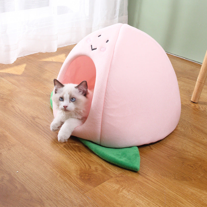 Cute Happy Dumpling Cat Nest